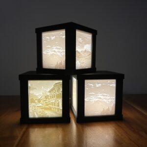Mini lampe cube personnalisée